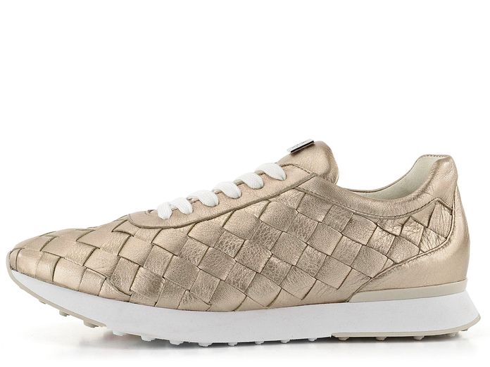 Högl luxusní proplétané polobotky Light Bronze 3-102341