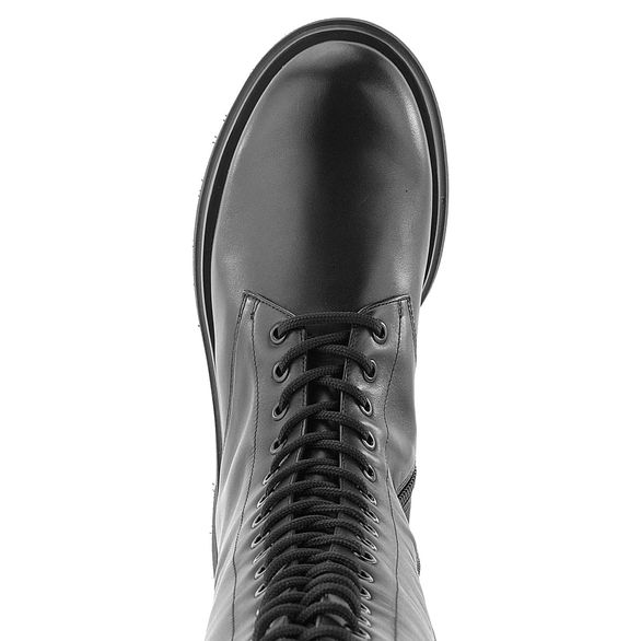 Högl luxusní šněrovací kozačky Schwarz 2-103253
