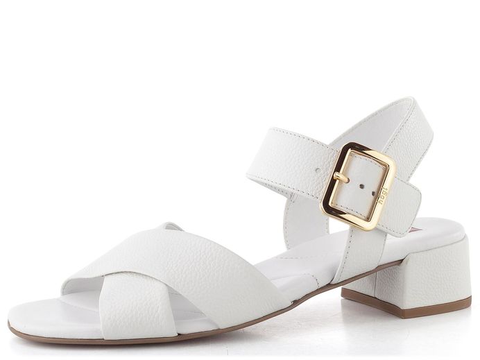 Högl luxusní sandály na podpatku creme 9-102623-1200
