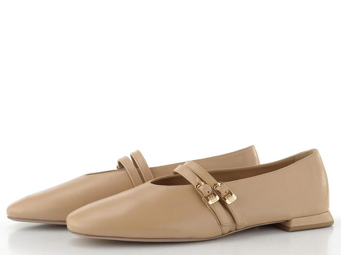 Högl  kožené baleríny s páskem macchiat 1-100930-2700