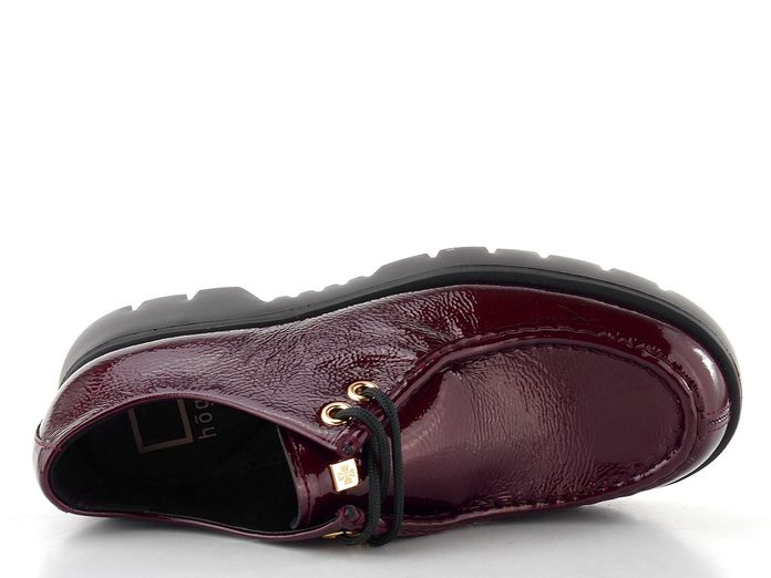 Högl metalické polobotky na hrubé podešvi cabernet 0-102416-4400