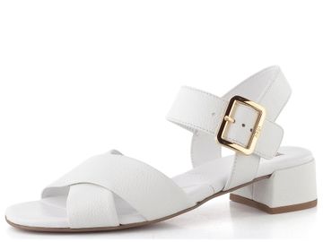 Högl luxusní sandály na podpatku creme 9-102623-1200