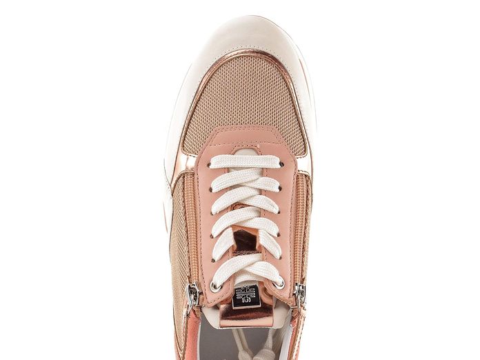 Högl kombinované sneakers polobotky Creme 1-101318