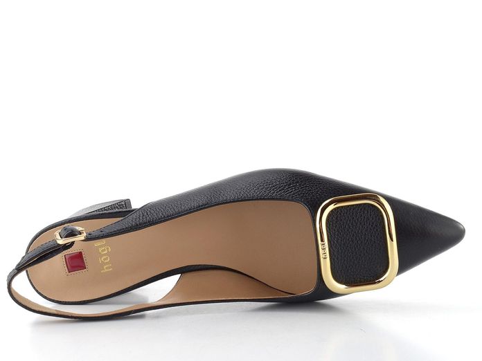 Högl lodičky s volnou patou schwarz 1-104623-0100