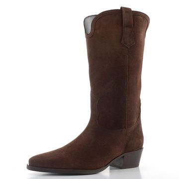 Högl semišové kozačky chocplum 2-102822-2100