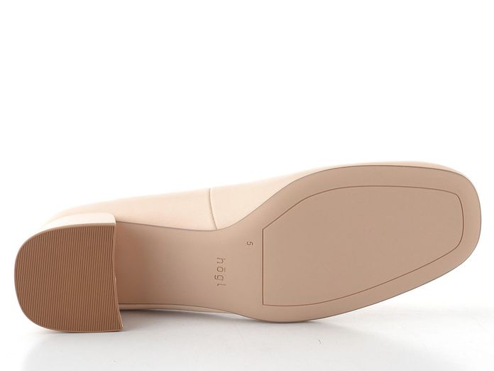 Högl hladké kožené lodičky se sponou sand 1-104000-1300