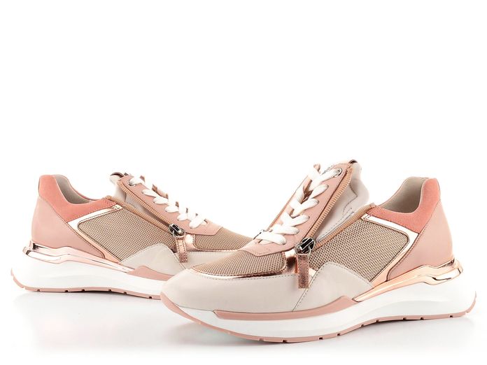 Högl kombinované sneakers polobotky Creme 1-101318