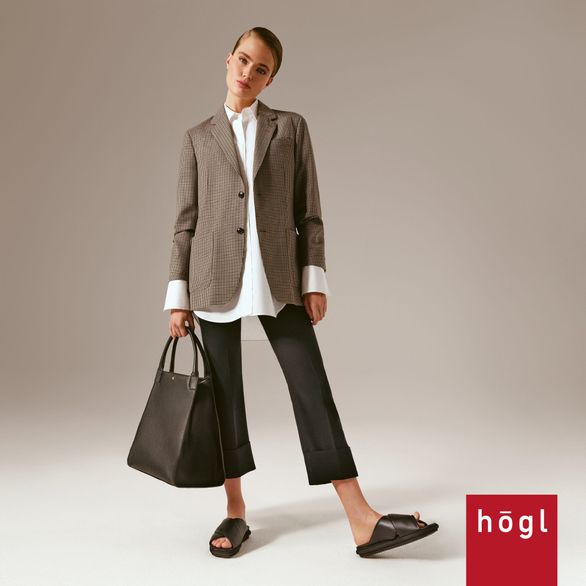 Högl skládaná luxusní kabelka Schwarz 6-143810