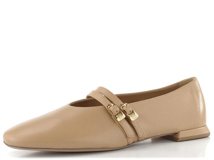 Högl  kožené baleríny s páskem macchiat 1-100930-2700