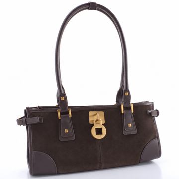 Högl luxusní kabelka přes rameno chocplum 2-149522-2100