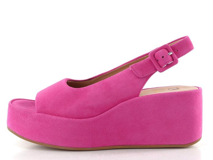 Högl semišové sandály na klínku azalea 1-102512-4600