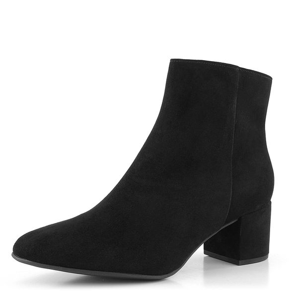 Högl elegantní velurový kotník Schwarz 4-134102
