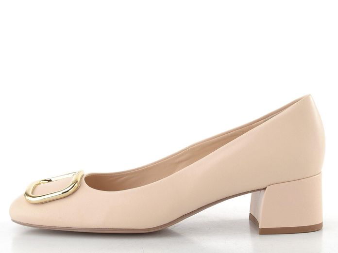 Högl hladké kožené lodičky se sponou sand 1-104000-1300