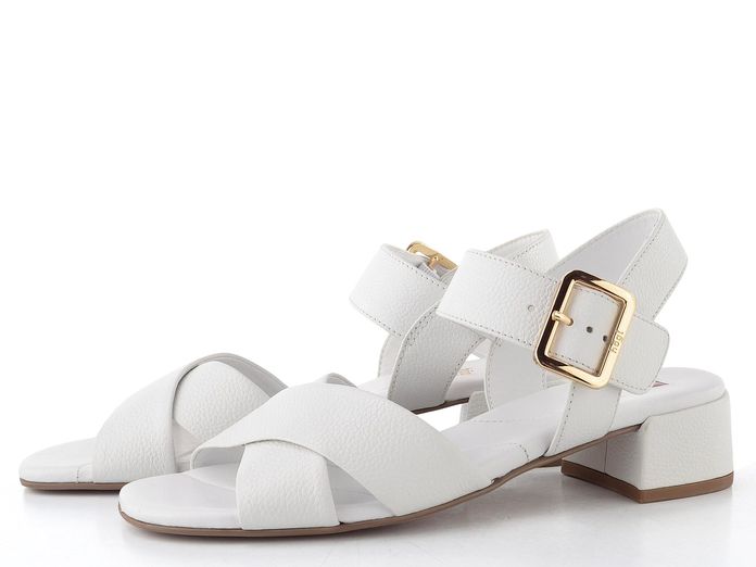 Högl luxusní sandály na podpatku creme 9-102623-1200