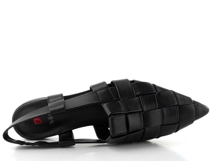 Högl baleríny s volnou patou schwarz 1-101930-0100