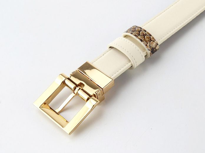 Högl dámský luxusní kožený opasek waxpaper/camel 1-156100