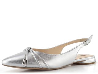 Högl baleríny s volnou patou silver 1-100121-7600