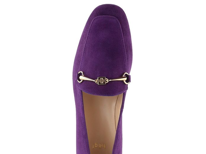 Högl semišové mokasíny s kováním Purple 6-131762