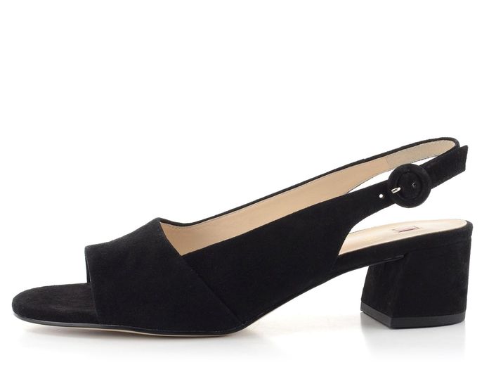 Högl semišové sandály black 9-102112