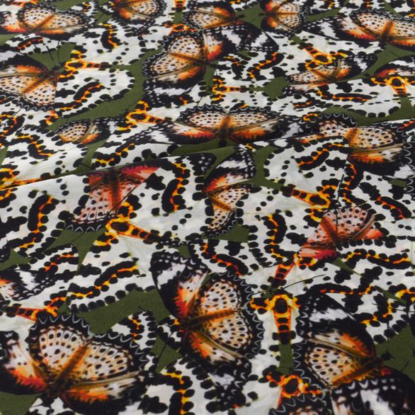 Högl hedvábný šátek Butterflysilk moos 1-152010