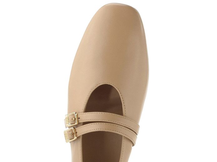 Högl  kožené baleríny s páskem macchiat 1-100930-2700