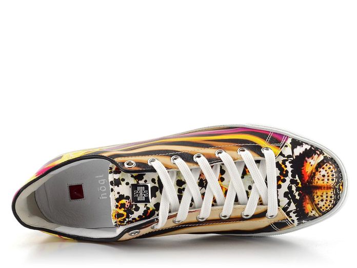 Högl pestrobarevné sneakers polobotky Pink multi 1-100340