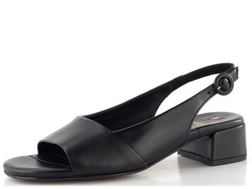 Högl luxusní sandály na podpatku schwarz 1-102600-0100