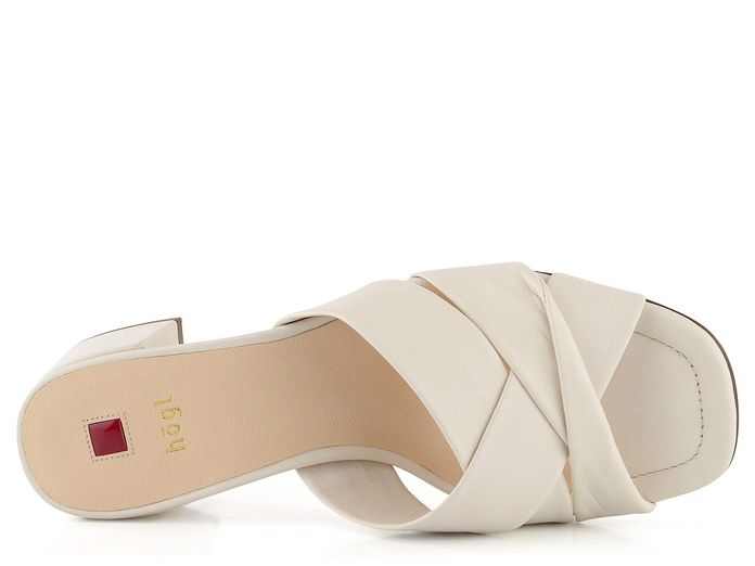 Högl pantofle na podpatku Creme 5-103530