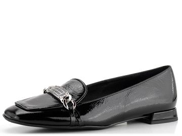 Högl lakované mokasíny černé 6-101725