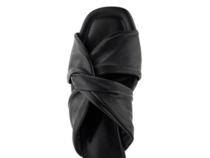 Högl nízké pantofle s kříženými pásky Black 3-101551