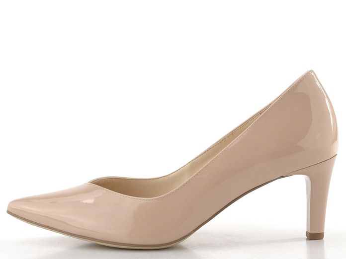 Högl lakované lodičky nude 0-176704-1800