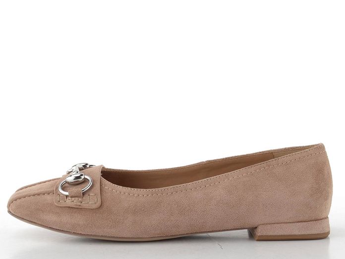 Högl semišové baleríny sand 1-100922-1300
