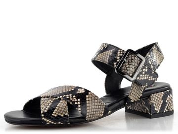 Högl luxusní hadinkové sandály na podpatku Roccia 9-102627