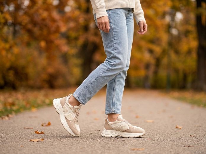 Högl dámské tenisky s beránkem cashmere/creme 0-105348-1412