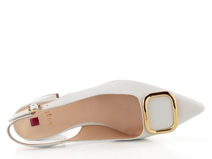 Högl lodičky s volnou patou creme 1-104623-1200