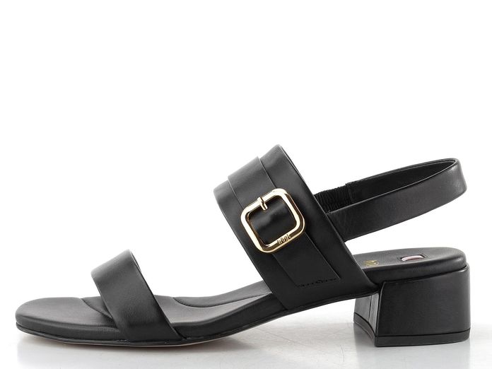 Högl luxusní sandály na podpatku schwarz 1-102610-0100