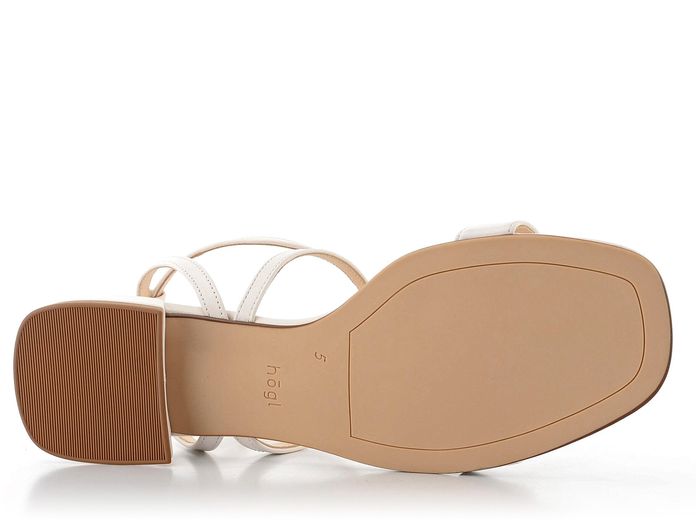 Högl páskové luxusní sandály Creme 1-101550