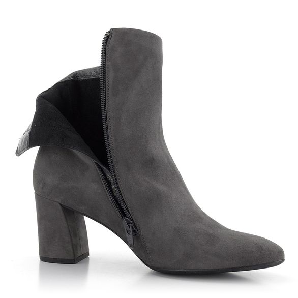 Högl elegantní velurový kotník Asphalt 2-135102