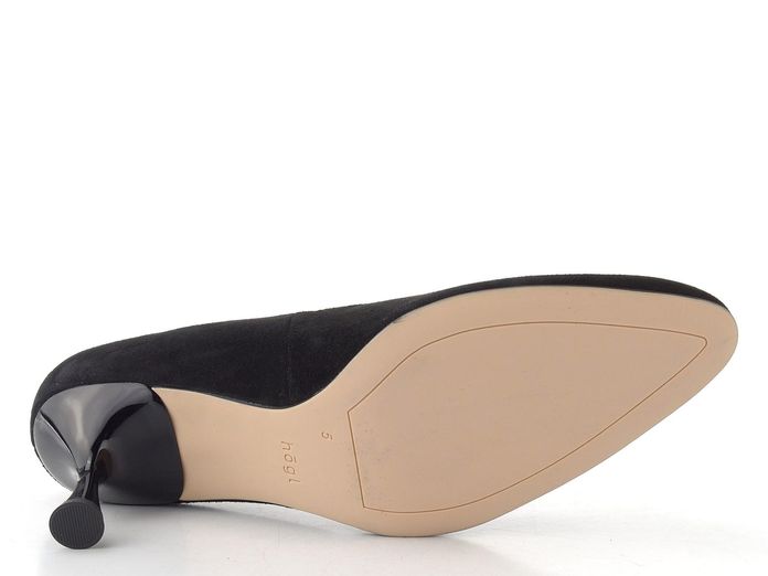 Högl semišové lodičky na štíhlém podpatku schwarz 1-106002-0100