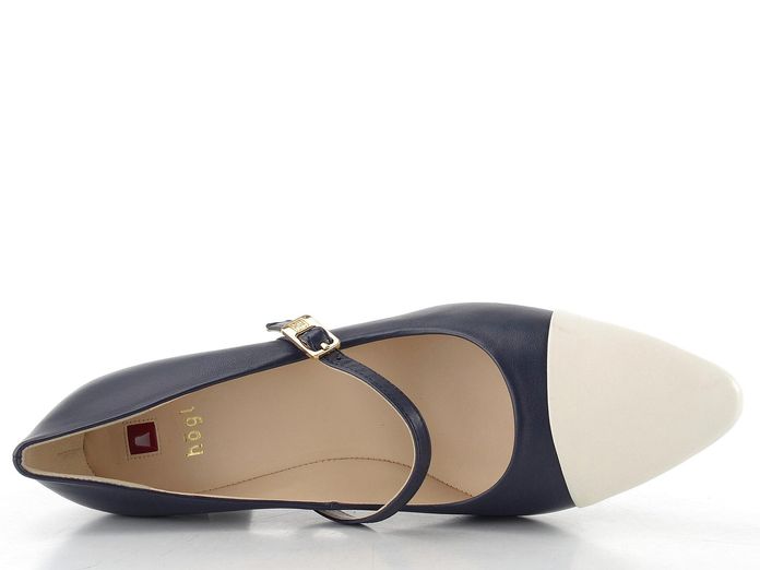 Högl lodičky s nártovým páskem darkblue/waxpaper 1-105620-3508