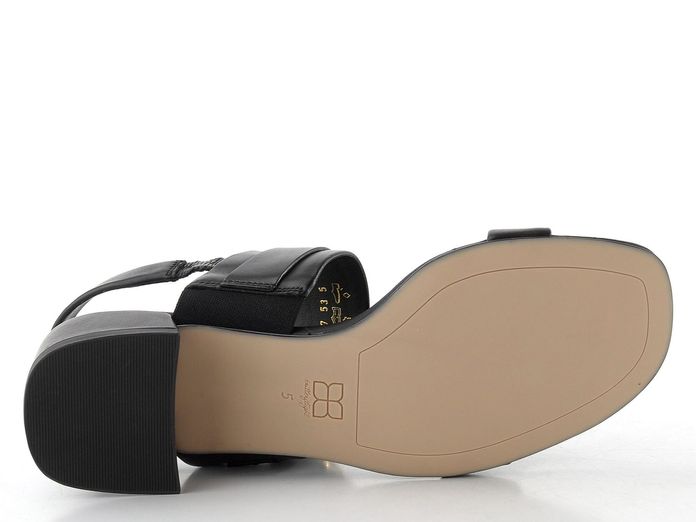 Högl luxusní sandály na podpatku schwarz 1-102610-0100