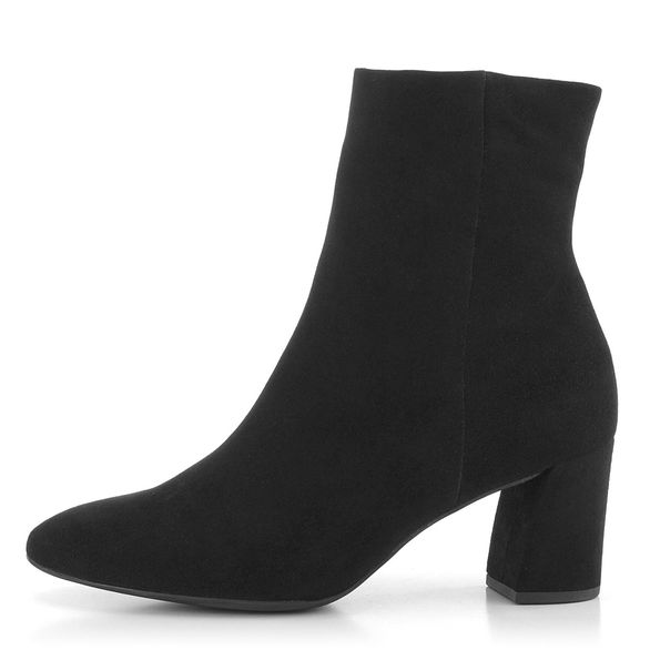 Högl elegantní velurový kotník Schwarz 2-135102