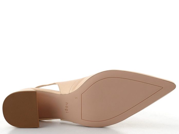 Högl lodičky s volnou patou sand 1-104610-1300