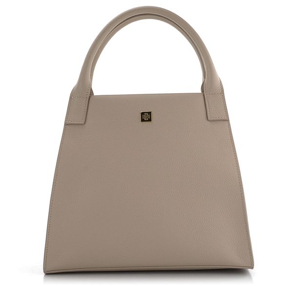 Högl menší skládaná luxusní kabelka Light Taupe 3-143710