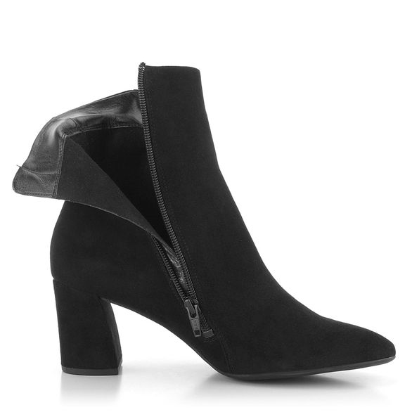 Högl elegantní velurový kotník Schwarz 2-135102