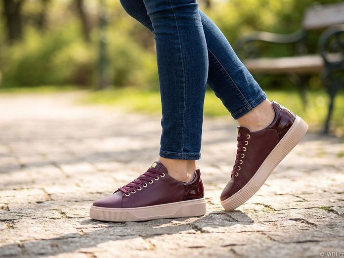 Högl sneakers polobotky cabernet/porzelan 0-103413-4405