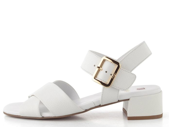 Högl luxusní sandály na podpatku creme 9-102623-1200