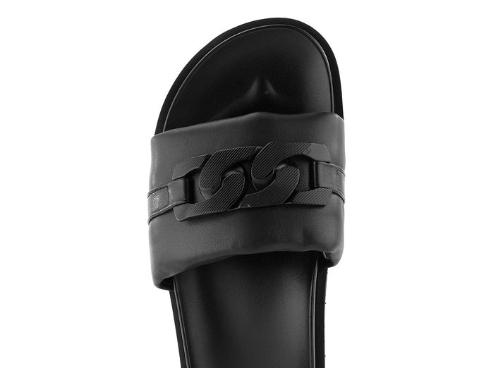 Högl pantofle ozdobené řetízkem Black 3-100810