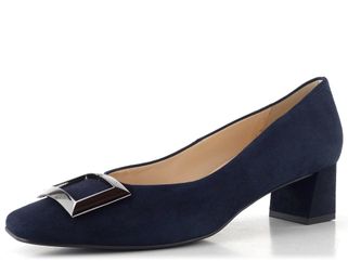 Högl semišové lodičky se sponou blue 2-174022-3200