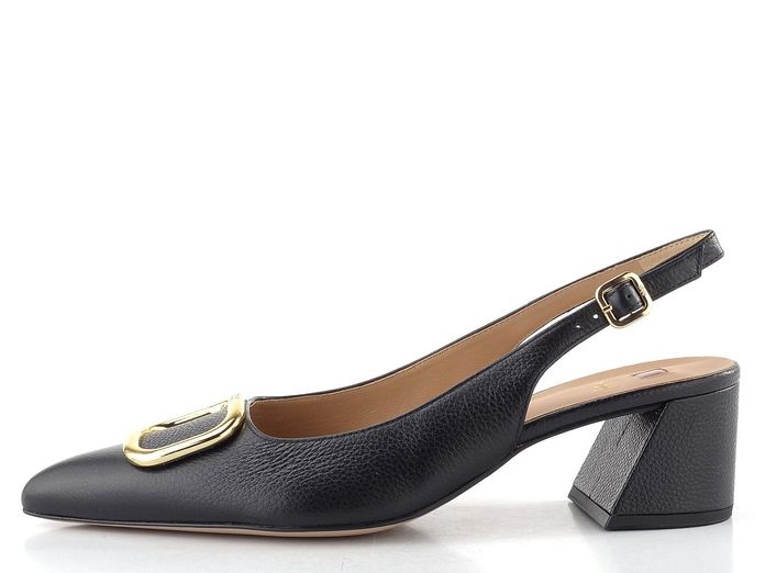 Högl lodičky s volnou patou schwarz 1-104623-0100